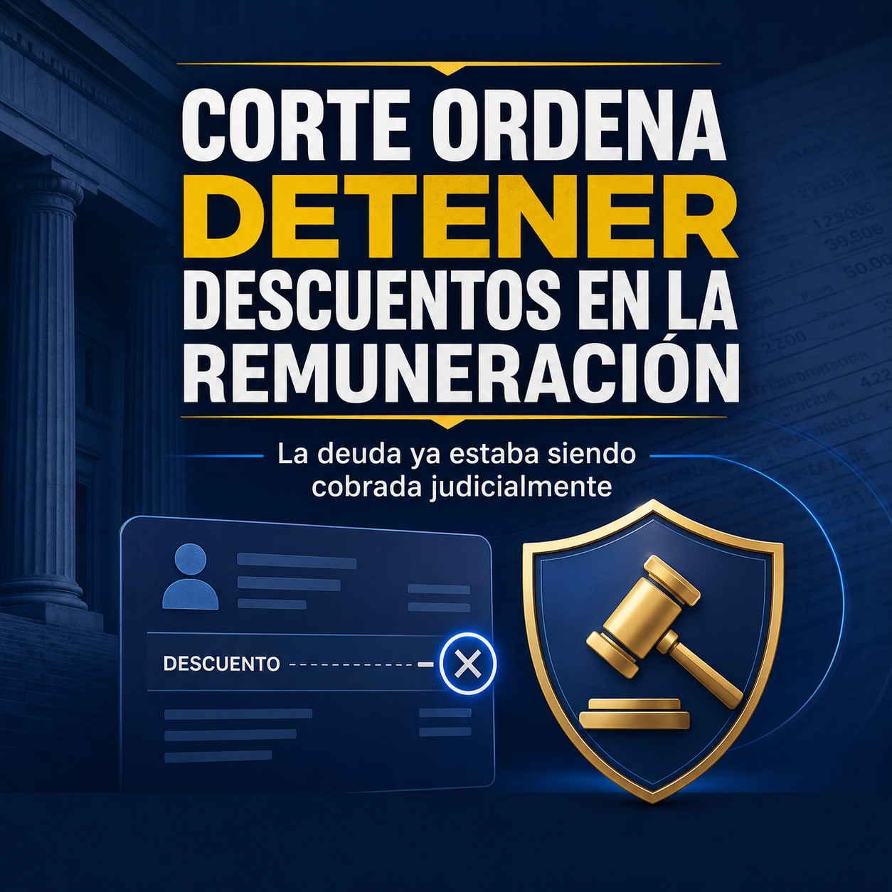 Corte ordena detener descuentos realizados por una Caja de Compensación que ya había iniciado el cobro judicial de la deuda
